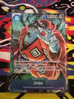 One Piece Jinbe Alt Art OP14-049 THE AZURE SEA'S SEVEN English - Image 1