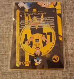 One Piece x BVB Borussia Dortmund Promo Karte Monkey D. Luffy ST13-003 Sealed !! - Image 4