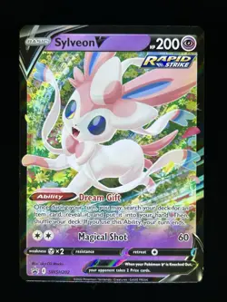 Sylveon V SWSH202 NM Holofoil Promo Rare Pokemon Card - Image 1