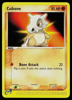 Pokemon Card - Cubone Team Magma vs Team Aqua 40/95 Common - Image 1