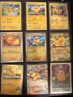 Pokemon TCG: 18× Pikachu Card Lot - EX, Promos, Illustration Contest, Holos - NM - Image 1