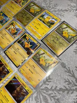 Pokemon 17 Card Pikachu Lot Sealed Holo Promo - Image 3
