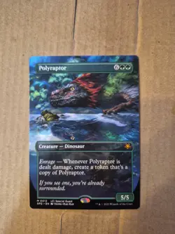 MTG English Polyraptor (Borderless) NM Normal Special Guests - Image 1
