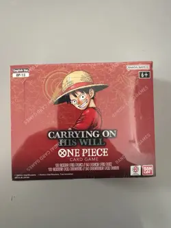 Sealed - One Piece Card Game Carrying On His Will Op-13 Booster Box English - Image 1