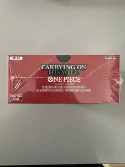 Sealed - One Piece Card Game Carrying On His Will Op-13 Booster Box English - Image 3