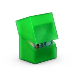 ULTIMATE GUARD BOULDER Standard DECK CASE 100+ sleeve Card Box MTG EMERALD - Image 1