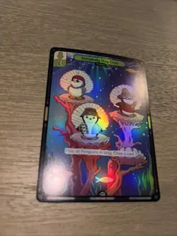 Vibes - Enter The Huddle - Pudgy Penguins - Everybody Stay Calm Foil Card - Image 1