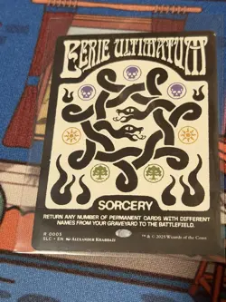 MTG Eerie Ultimatum Secret Lair Encyclopedia Of Magic Unplayed - Image 1