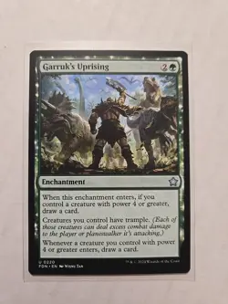 Garruk's Uprising - Foundations - LP - Common - Enchantment - MTG Magic - Image 1