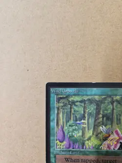 Magic the Gathering MTG Beta Wild Growth - Image 2