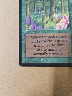 Magic the Gathering MTG Beta Wild Growth - Image 4