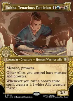 Sokka, Tenacious Tactician - Extended Art Showcase TLA NM MTG - Image 1