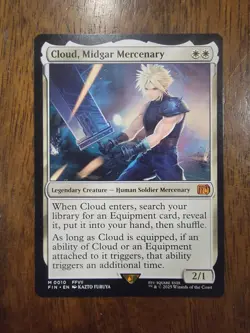 Cloud, Midgar Mercenary | NM | Final Fantasy | FIN #10 | MTG - Image 1