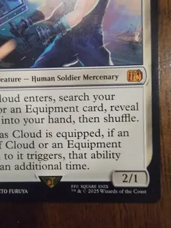 Cloud, Midgar Mercenary | NM | Final Fantasy | FIN #10 | MTG - Image 2