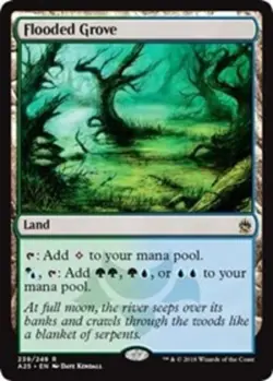 1 x Flooded Grove - Masters 25 - NM-Mint - MTG - Image 1