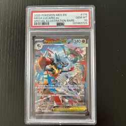 Pokemon 2025 Mega Lucario ex 179/132 SIR Mega Evolution GEM MINT PSA 10 - Image 1