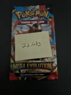 (HEAVY) 22.68g Pokemon TCG Mega Evolution Booster Pack (SEALED)✅ - Image 4