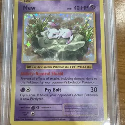 2016 POKEMON XY EVOLUTIONS 53 MEW-HOLO PSA 9 - Image 2