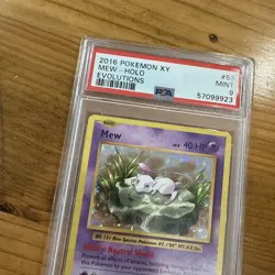 2016 POKEMON XY EVOLUTIONS 53 MEW-HOLO PSA 9 - Image 3