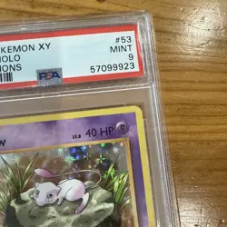 2016 POKEMON XY EVOLUTIONS 53 MEW-HOLO PSA 9 - Image 4