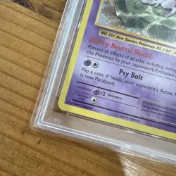 2016 POKEMON XY EVOLUTIONS 53 MEW-HOLO PSA 9 - Image 5
