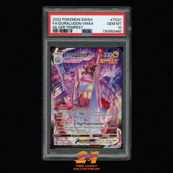 2022 Pokemon Swsh TG21 Silver Tempest Duraludon VMax Full Art PSA 10 Gem Mint - Image 1