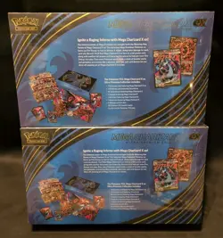 Pokemon TCG Mega Charizard X Ex Ultra Premium Collection UPC SEALED LOT OF 2 - Image 2
