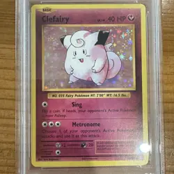 Pokemon TCG Clefairy XY Evolutions 63/108 Holo Rare PSA 9 - Image 2