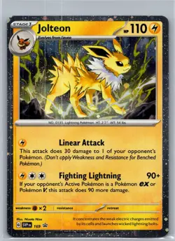 Jolteon SVP 169 - Cosmos Black Star Promo - Prismatic Evolutions - Pokemon TCG - Image 1