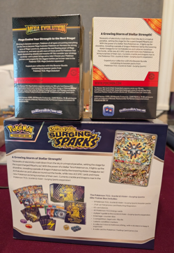 Pokemon TCG Mega Evolution Booster Bundle, Surging Sparks ETB & Booster Bundle - Image 4