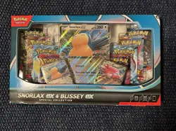 Pokemon TCG Snorlax Ex & Blissy Ex Special Collection Box Sealed 8 Booster Packs - Image 1