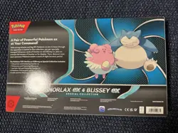 Pokemon TCG Snorlax Ex & Blissy Ex Special Collection Box Sealed 8 Booster Packs - Image 2