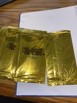 Yugioh The Movie 2004 Gold Promotional Pack! Brand New Factory Sealed - Image 1
