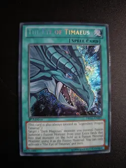 The Eye of Timaeus DRLG-EN005 Secret Rare 1st Edition Yugioh - Image 1