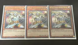 3x * PLAYSET* Wulf, Lightsworn Beast 1st Edition Ultra Rare BLLR-EN039 NM - Image 1