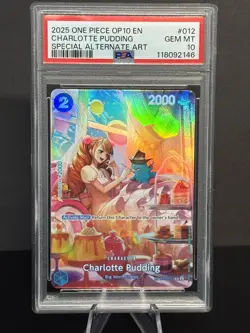 PSA 10 Charlotte Pudding SP OP10-Royal Blood ST12-012 One Piece - Image 1