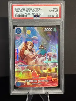 PSA 10 Charlotte Pudding SP OP10-Royal Blood ST12-012 One Piece - Image 2