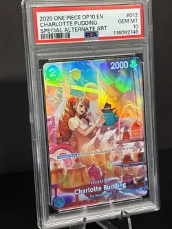 PSA 10 Charlotte Pudding SP OP10-Royal Blood ST12-012 One Piece - Image 5
