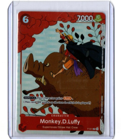Monkey D. Luffy Holo Alt Art Rare One Piece TCG Gift Collection 2023 P-001 NM - Image 1