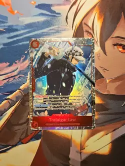 One Piece TCG Trafalgar Law PRB02-002 SR PRB02 English NM/M - Image 1