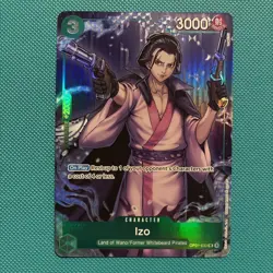 Izo Alternate Art Foil OP01-033 One Piece TCG Bandai Games Fest 23-24 - Image 1