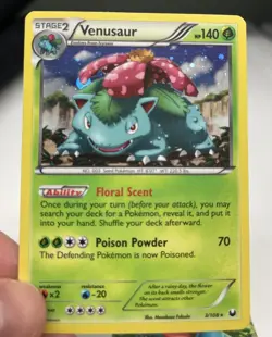 Pokemon TCG Venusaur Holo Card 3/108 Dark Explorers Series - Image 4