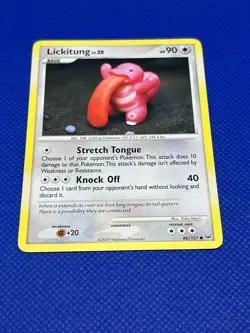 Pokemon Tcg Lickitung 80/127 Platinum Card Non Holo - Image 2