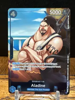OP14-043 Aladine Dash Pack R Full Art One Piece TCG English Card - Image 2