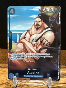 OP14-043 Aladine Dash Pack R Full Art One Piece TCG English Card - Image 3