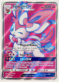 Pokemon TCG Sylveon GX Guardians Rising Holo Full Art Ultra Rare Card 140/145 - Image 1