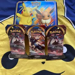 Pokemon Sword and Shield Trading Card Game Factory Sleeved Booster Pack (1) 820650806520 - Image 1