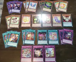 Yugioh Fluffal Deck Core Of 30 Cards - Frightfur Whale, Fluffal Cat - Image 1