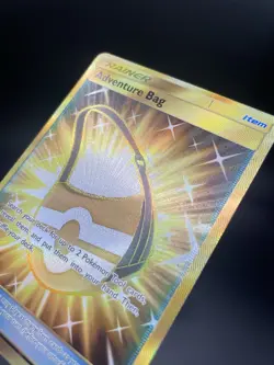 Adventure Bag 228/214 Pokemon Lost Thunder Sun & Moon Secret Rare Card - Image 1