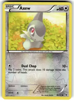 Axew 86/101 - Noble Victories - Common - Reverse Holo - Pokemon Card TCG - NM - Image 1